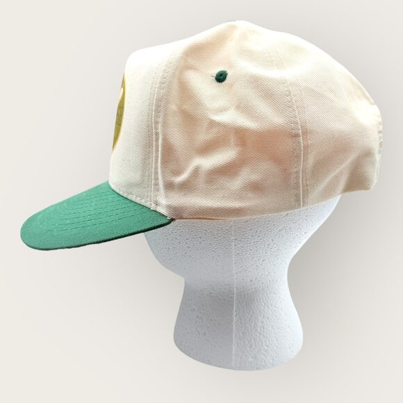 Hang Loose Hawaii & Company Trucker Hat Green and Cream Snapback Cap - Picture 4 of 7